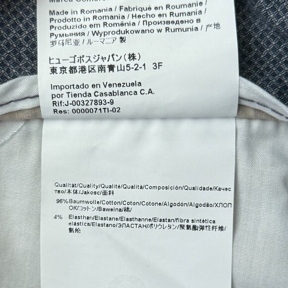 EUC 👖Hugo Boss👖 Slim-Fit Chinos In Stretch Cotton, US 34/30 - Picture 7 of 10
